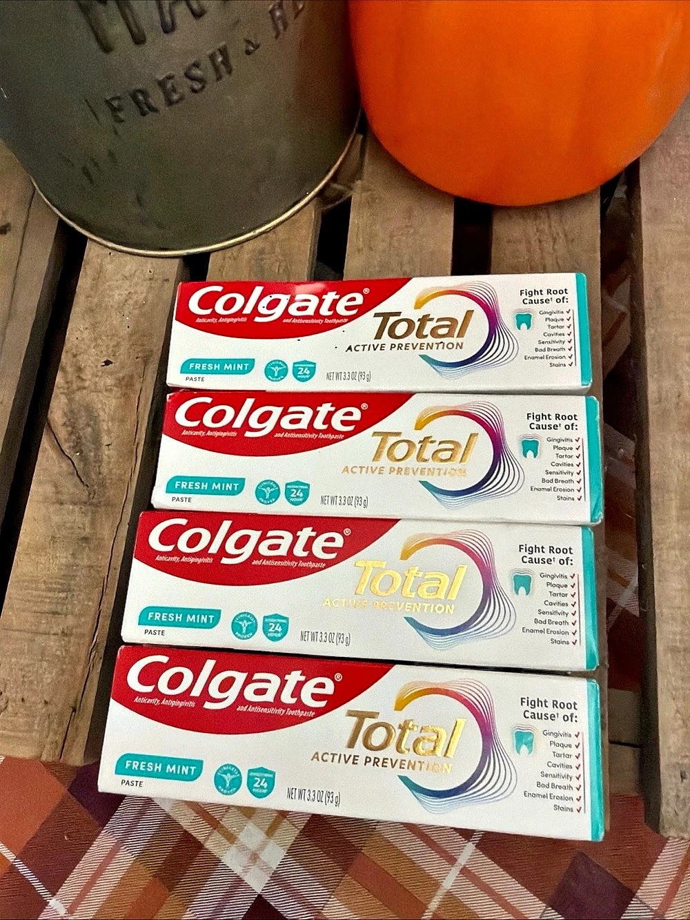 Colgate Total Active Prevention Fresh Mint Toothpaste Fresh Mint Toothpaste 4- p